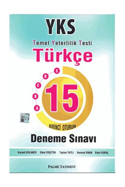 Palme Yayinevi Palme Tyt Turkce 15 Deneme Trendyol