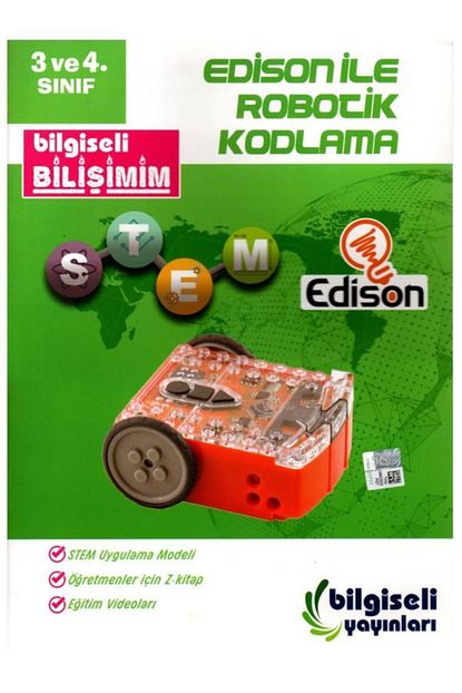 Bilgiseli Yayinlari 3 Ve 4 Sinif Edison Ile Robotik Kodlama Trendyol