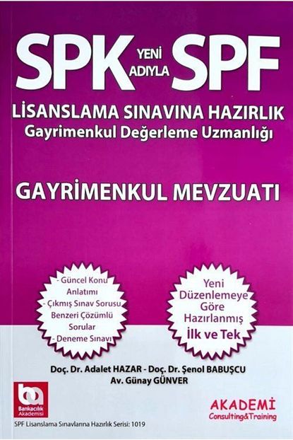 Akedemi Consulting Trainnig Spf Gayrimenkul Mevzuati Trendyol