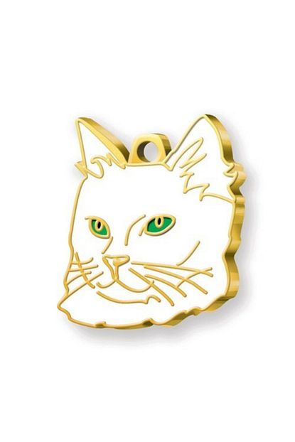 Dalis Altin Kaplama Van Kedisi Kedi Kunyesi Yesil Gozlu Trendyol