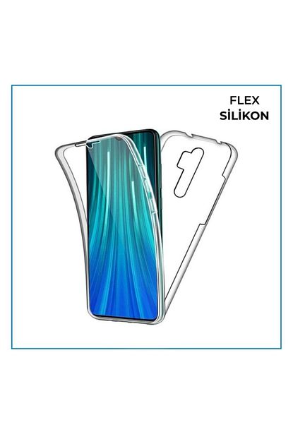 huawei y6p 360 derece koruma seffaf silikon kilif