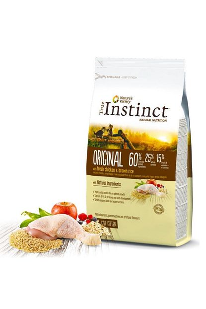 True Instinct Dusuk Tahilli Tavuklu Kitten Yavru Kedi Mamasi 1 25kg Trendyol