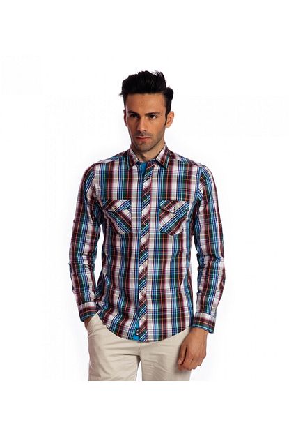 karaca erkek slim fit casual gomlek mavi fiyati yorumlari trendyol
