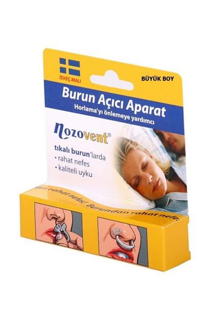 Nozovent Horlama Onleyici Burun Acici Rahat Nefes Aparati Buyuk Trendyol