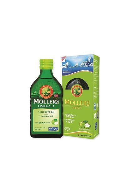 Mollers Elma Aromali Balik Yagi Surubu 250 Ml Trendyol