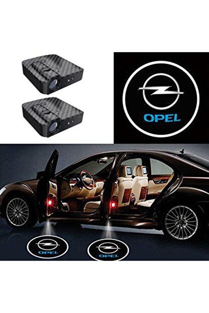 Carmaniaks Opel Uyumlu Karbon Kapi Alti Led Logo Pilli Yapistirmali Sensorlu 10w Kizilotesi Trendyol