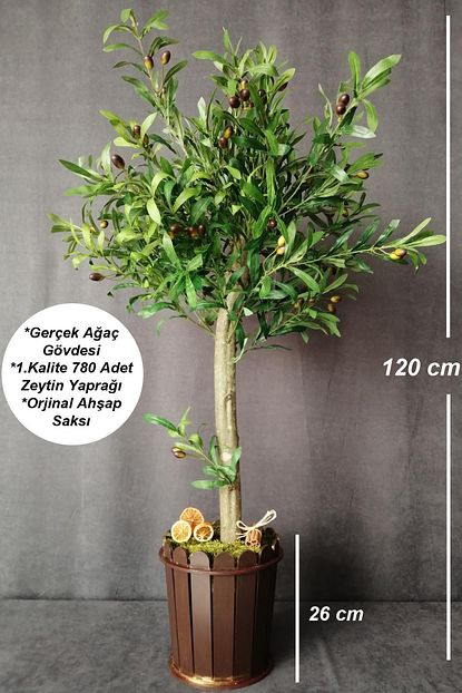 Kuru Cicek Deposu Yapay Agac 1 Kalite Zeytin Agaci 120 Cm Trendyol