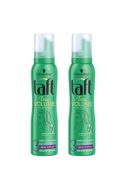 taft true volume kopuk 150ml x 2 adet fiyati yorumlari trendyol