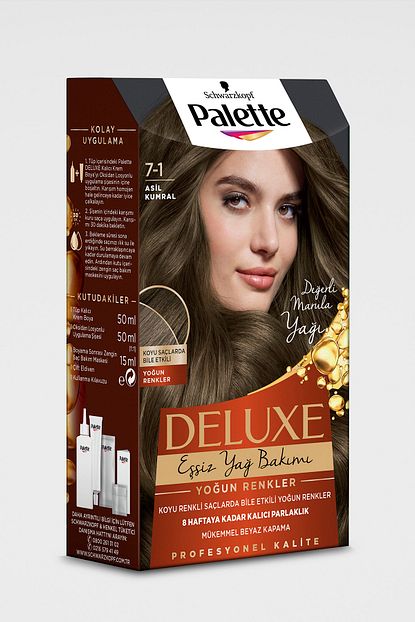 Palette Deluxe Yogun Renkler 7 1 Asil Kumral Sac Boyasi Fiyati Yorumlari Trendyol