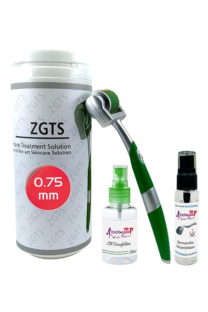 Zgts Green Line Dermaroller 0 75 Mm Titanyum 540 Igneli Sac Yuz Cilt Icin Derma Roller Fiyati Yorumlari Trendyol