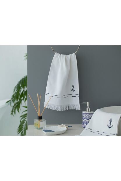 English Home Lacivert Pure Stripe Cizgili El Havlusu 30x45 Cm Trendyol