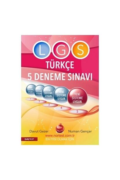 Nartest Yayinlari Nartest 8 Sinif Lgs Turkce 5 Deneme Sinavi Trendyol
