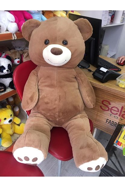 selay toys pelus kahverengi 90 cm salas