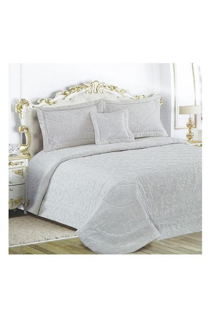 bella home cift kisilik busara perdeli krem yatak ortusu fiyati yorumlari trendyol