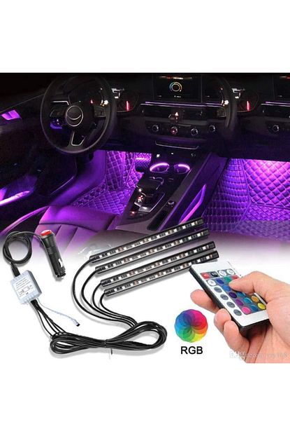 uraz oto aksesuar ford mondeo ayak alti rgb led kumandali arac ici aydinlatma fiyati yorumlari trendyol
