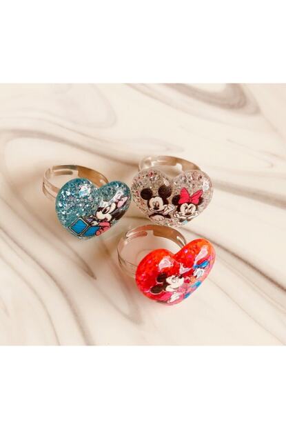 Yesim Aksesuar Mini Mouse Ayarlanabilir Cocuk Yuzuk 3 Adet Mickey Mouse Cocuk Yuzugu Trendyol