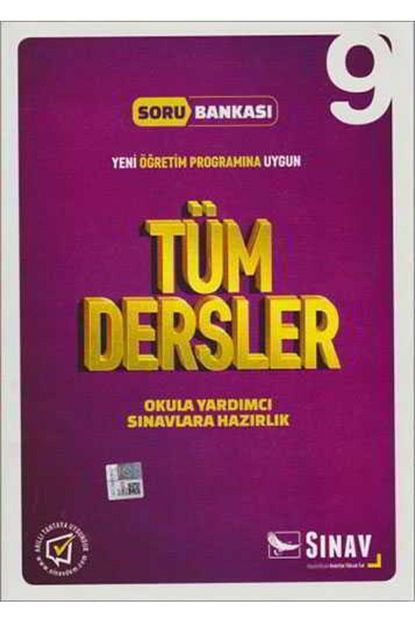 Sinav Yayinlari Sinav 9 Sinif Tum Dersler Cozumlu Soru Bankasi Trendyol