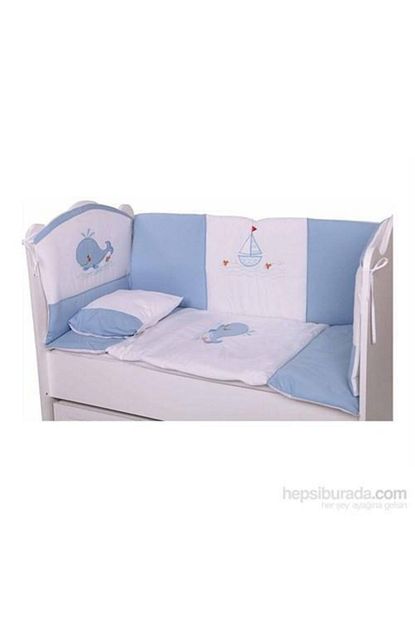 babyhope bebek uyku seti mavi balikli 70 130 fiyati yorumlari trendyol