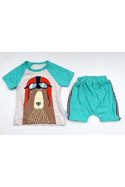 Piero Kids Erkek Bebek Pilot Ayili Su Yesili Takim Trendyol