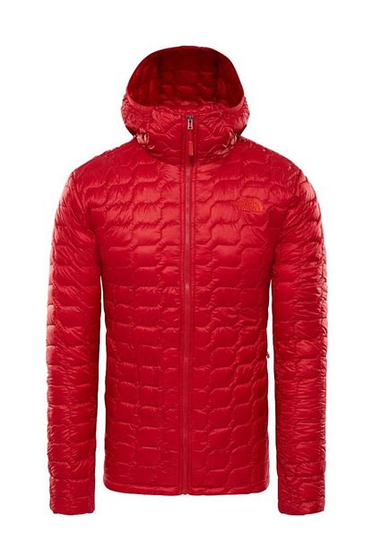 The North Face Thermoball Hooded Insulated Erkek Mont Kirmizi Trendyol