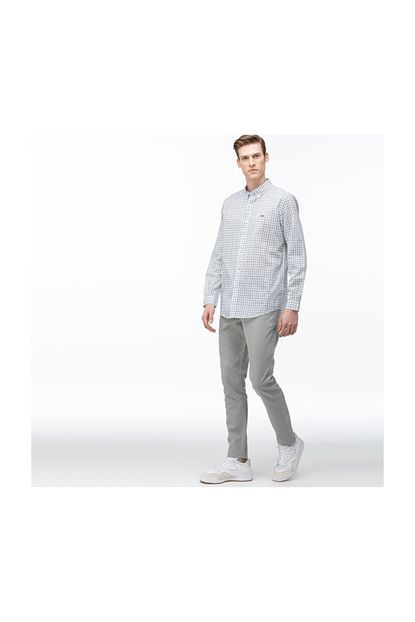 Lacoste Erkek Slim Fit Acik Gri Pantolon Hh0024 Trendyol