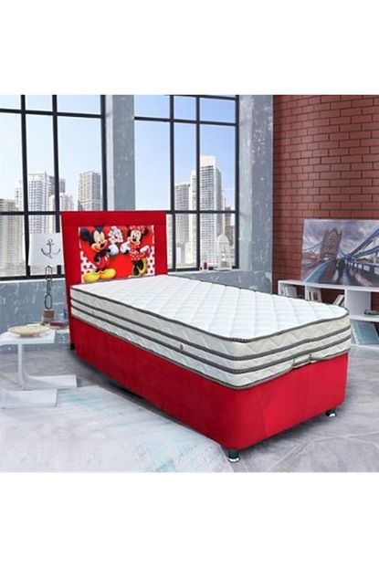 Clare Tek Kisilik Baza Yatak Baslik Taytuy Kumas Mickey Mouse Trendyol