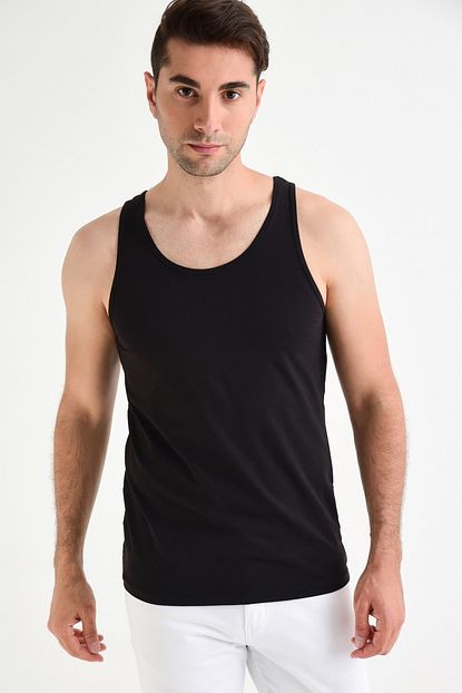 Dynamo Erkek Siyah Askili T Shirt Atlet Trendyol