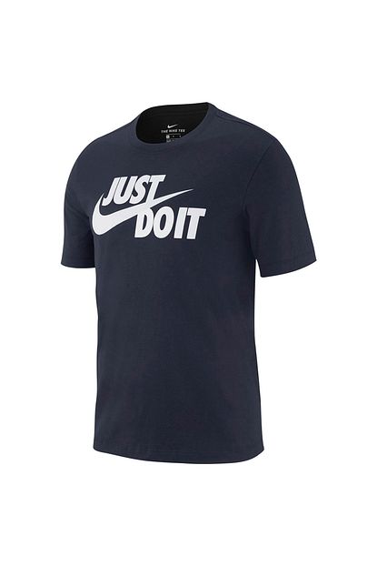 Nike Erkek Lacivert Just Do It Tisort Ar5006 451 Trendyol