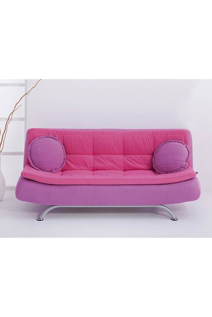 Futon Riva Uclu Kanepe Pembe Lila Trendyol