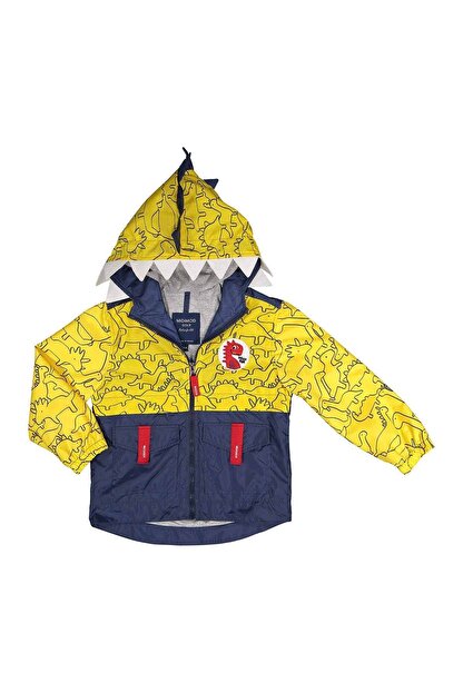 Midimod Erkek Bebek Yagmurluk Mont Trenckot 6 24 Ay Sari M19165 Trendyol