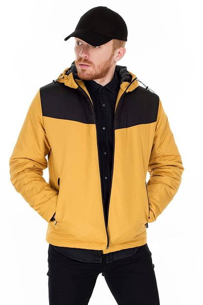 Buratti Slim Fit Kapusonlu Mont Erkek Mont 497orion21 Trendyol