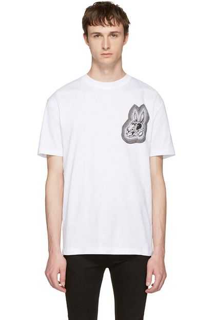 https www trendyol com alexander mcqueen mcq bunny erkek beyaz tavsan nakisli uniseks t shirt p 41927863