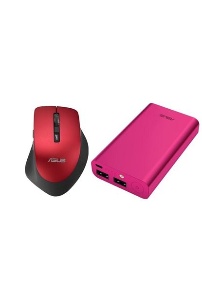 Asus Wt425 Kablosuz Kirmizi Mouse 10050mah Powerbank Hizli Sarj Trendyol