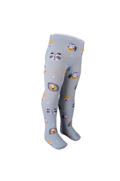 Step Corap 9336 1 Animal Erkek Bebek Erkek Kulotlu Corap Mavi Trendyol