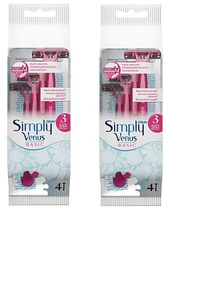 Gillette Venus Gillette Simply Venus 3 Basic Tiras Makinesi 8 Adet Trendyol