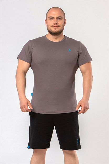 Gymlegend Rainbow Erkek Tisort Koyu Gri Trendyol