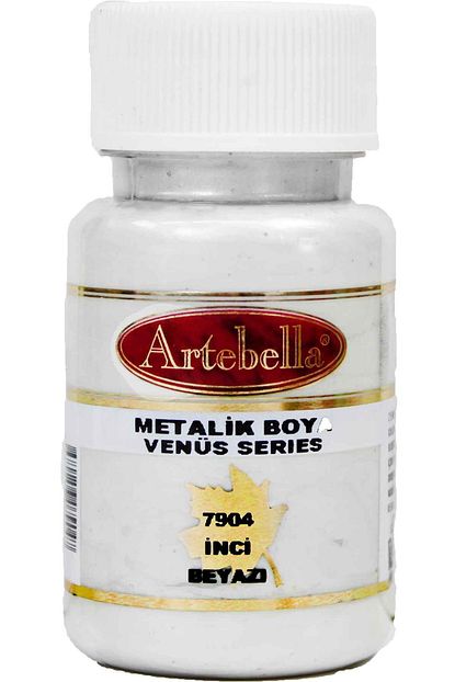 Artebella 790450 Venus Serisi Metalik Boya Inci Beyazi 50 Cc Trendyol