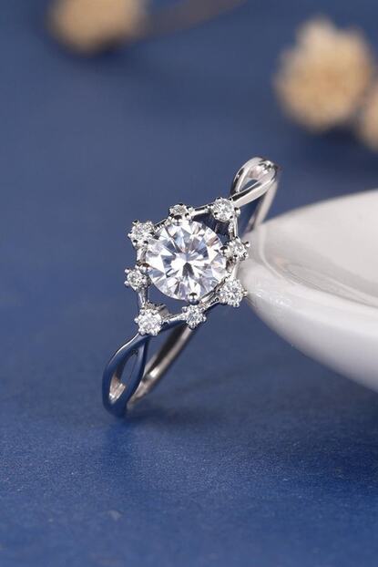 My Diamond Kartanesi Tasarim Pirlanta Yuzuk Hrd Sertifikali Trendyol