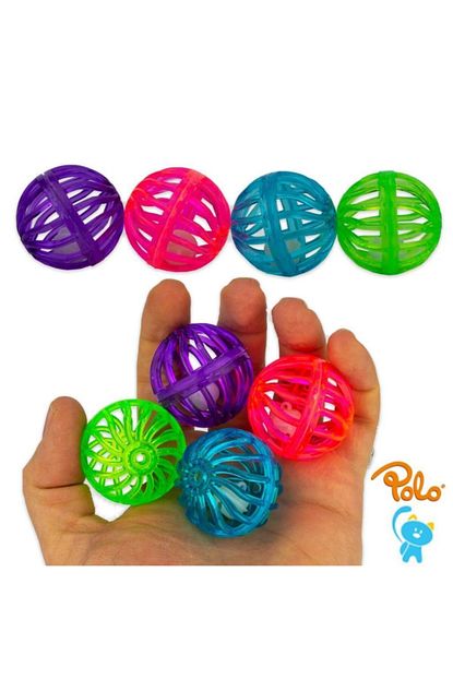 Polo Cingirakli Kafes Top Kedi Oyuncagi 4cm 4adet Trendyol