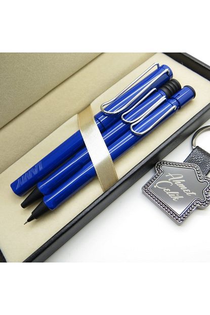 lamy safari mavi roller kalem