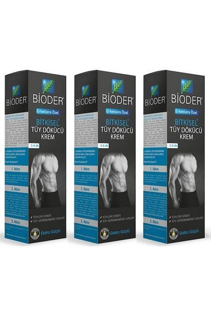 Bioder Bitkisel Tuy Dokucu Krem Erkeklere Ozel 100 Ml X 3 Adet 912486382963 Trendyol
