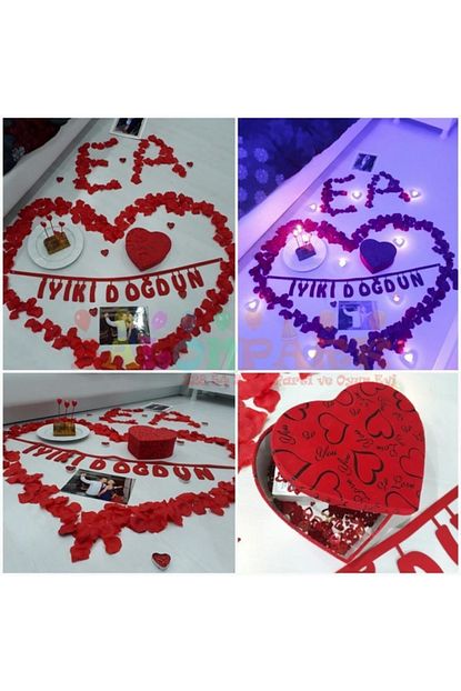 Partini Sec Dogum Gunu Surprizi Romantik Susleme Hediye Paketi Esime Kocama Trendyol