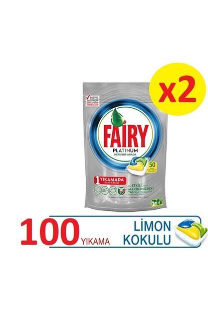 Fairy Platinum Bulasik Makinesi Deterjani Kapsulu 50x2 100 Yikama Trendyol