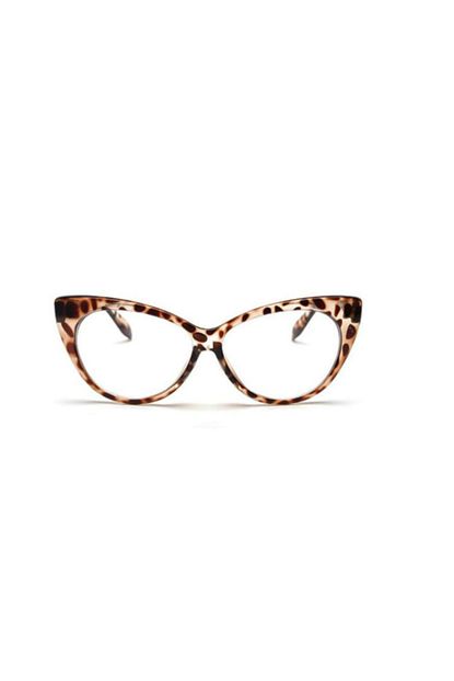 Toz Vintage Kadin Seffaf Leopar Vintage Retro Kedi Gunes Gozlugu Trendyol