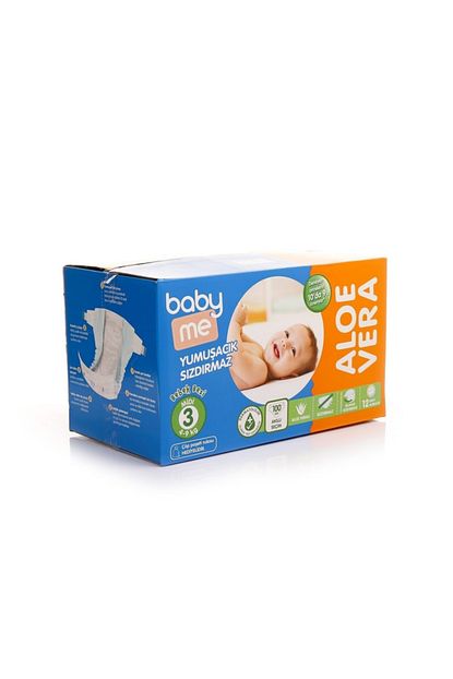 Baby Me Baby Me Aloe Vera Midi 3 Numara Bebek Bezi 4 9 Kg 100 Adet Trendyol