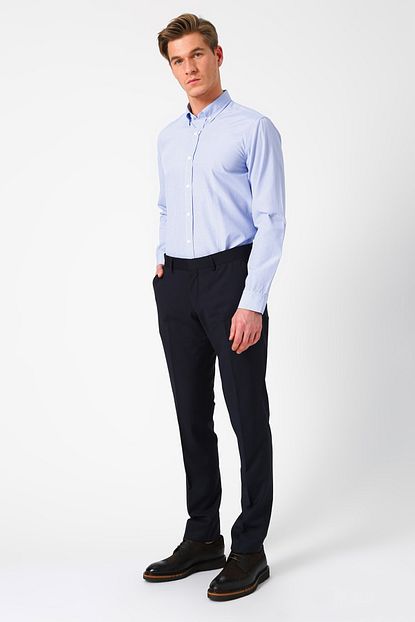 Fabrika Erkek Lacivert Klasik Pantolon 503159330 Boyner Trendyol