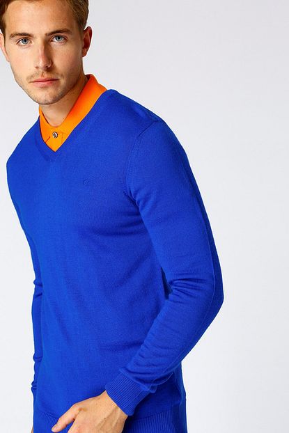 Cotton Bar Erkek Saks Kazak 502953624 Boyner Trendyol