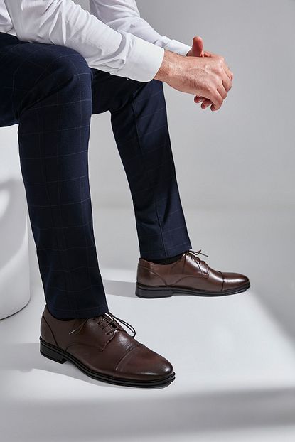 Yaya By Hotic Hakiki Deri Kahve Erkek Casual Ayakkabi 02ayy180410a480 Trendyol