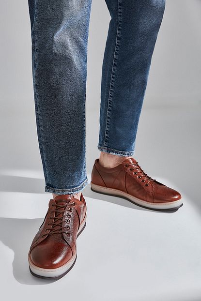 Yaya By Hotic Hakiki Deri Taba Erkek Sneaker 02ayy600920a370 Trendyol