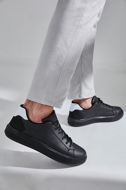 Yaya By Hotic Hakiki Deri Siyah Erkek Sneaker 02ayy180480a100 Trendyol